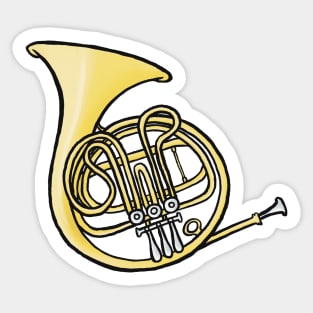 French horn Sticker